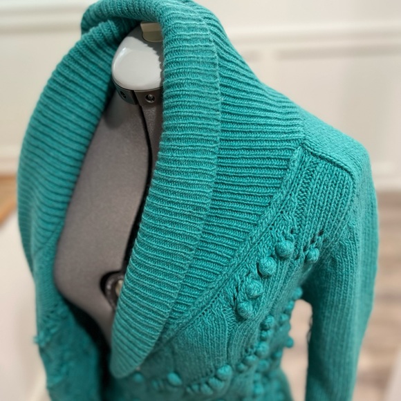 Ted Baker wool/ angora cozy warm cardigan/ sweater size 2 - Picture 4 of 10